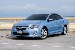Toyota Camry Hybrid premium 2.5 (NAVI) AT สีฟ้า เกียร์อัตโนมัติ  ปี 2013